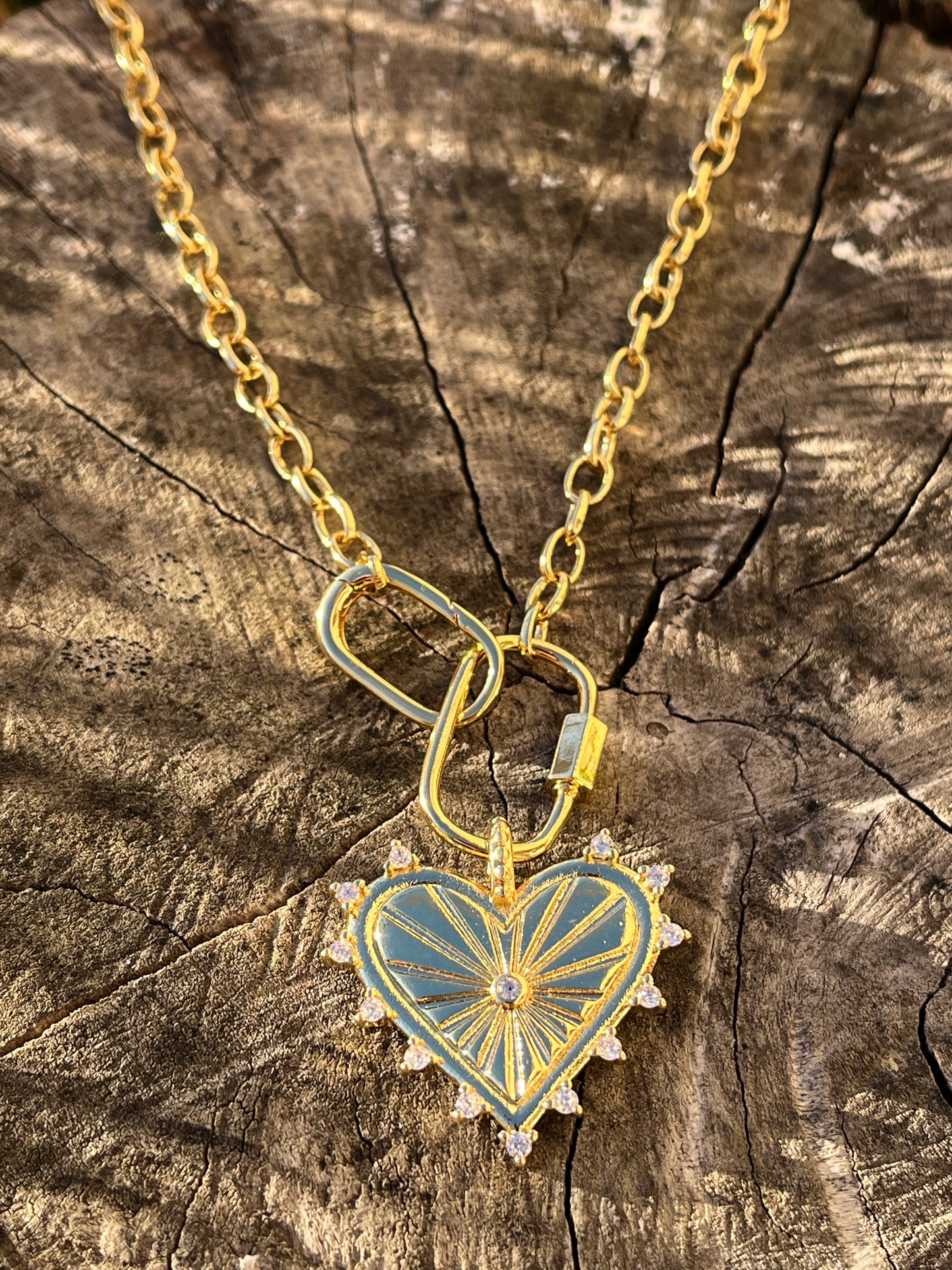 Sunbeam Heart Necklace