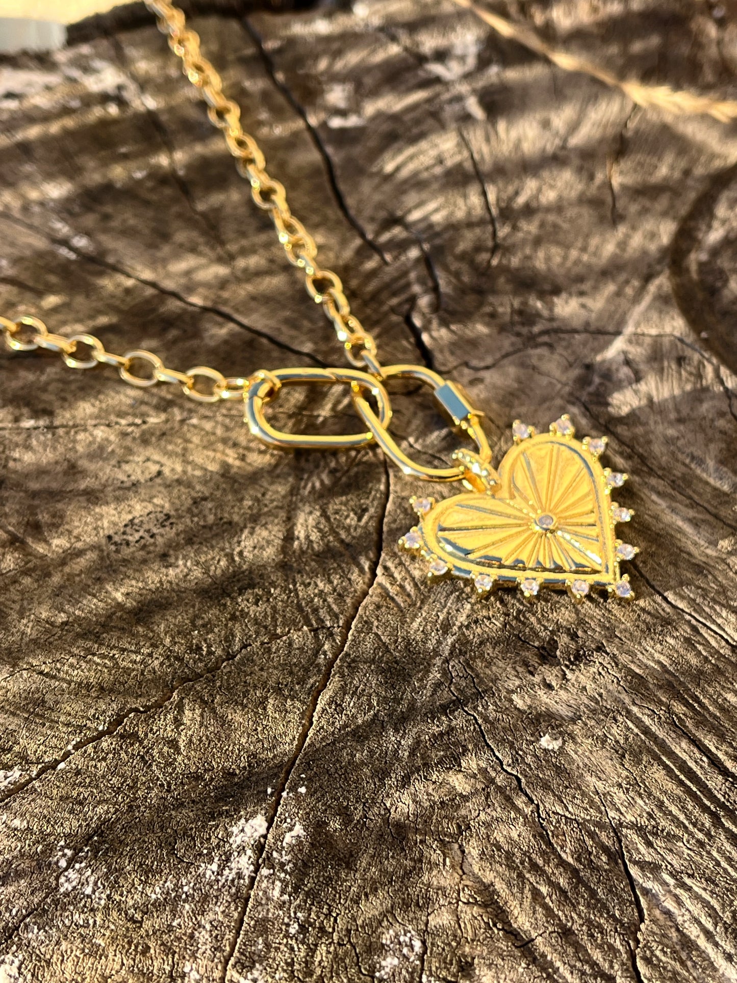 Sunbeam Heart Necklace