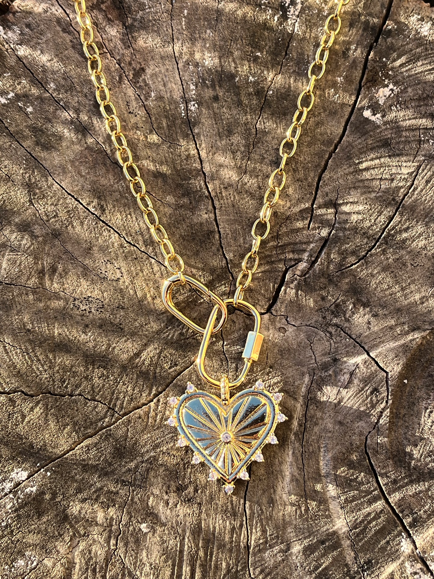 Sunbeam Heart Necklace