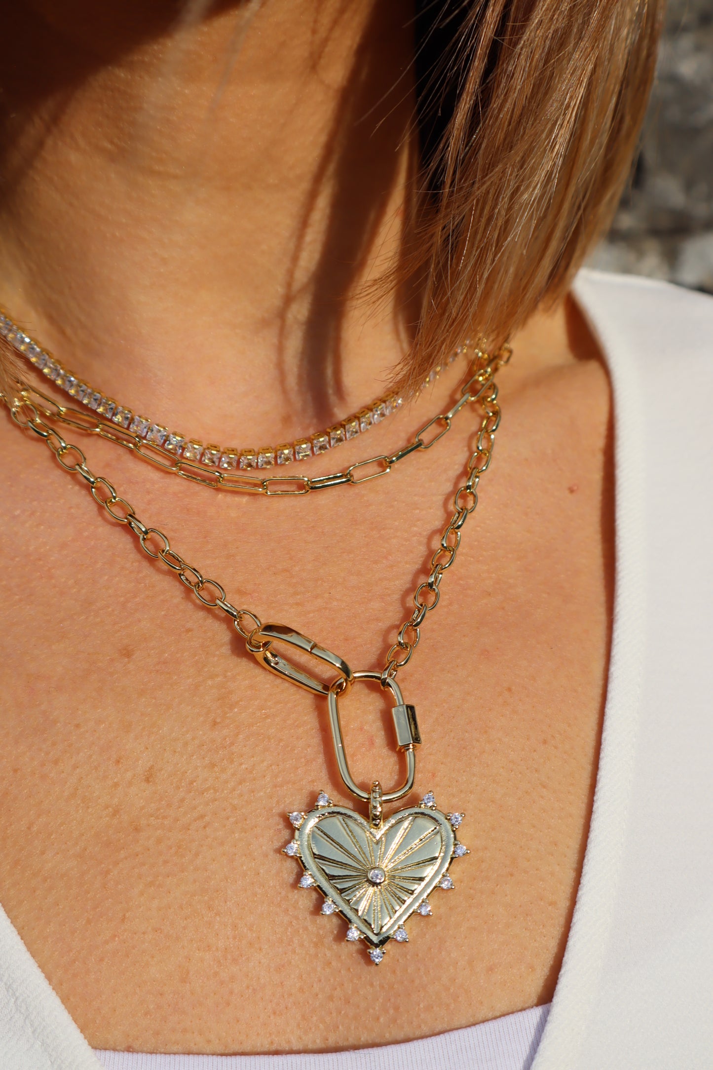 Sunbeam Heart Necklace