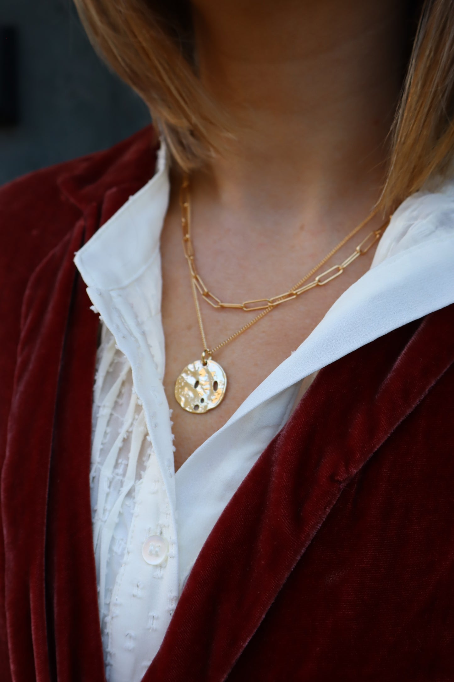 Lunar Surface Necklace