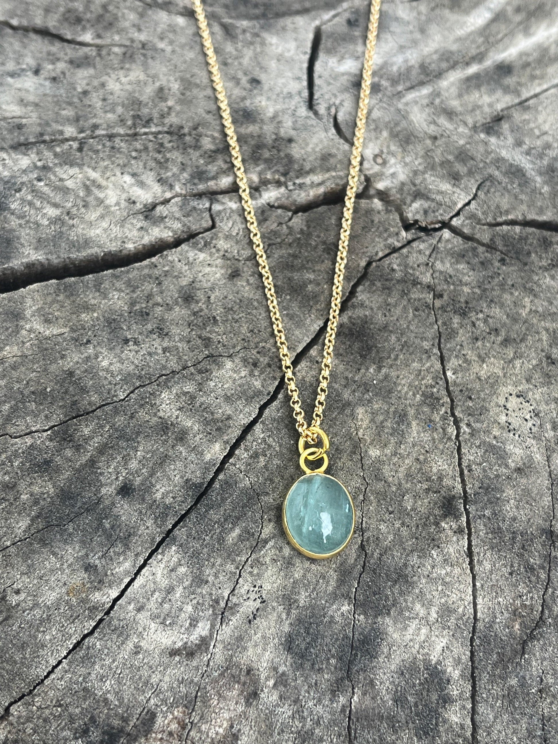 Aquamarine Pendant - Kybalion Jewellery