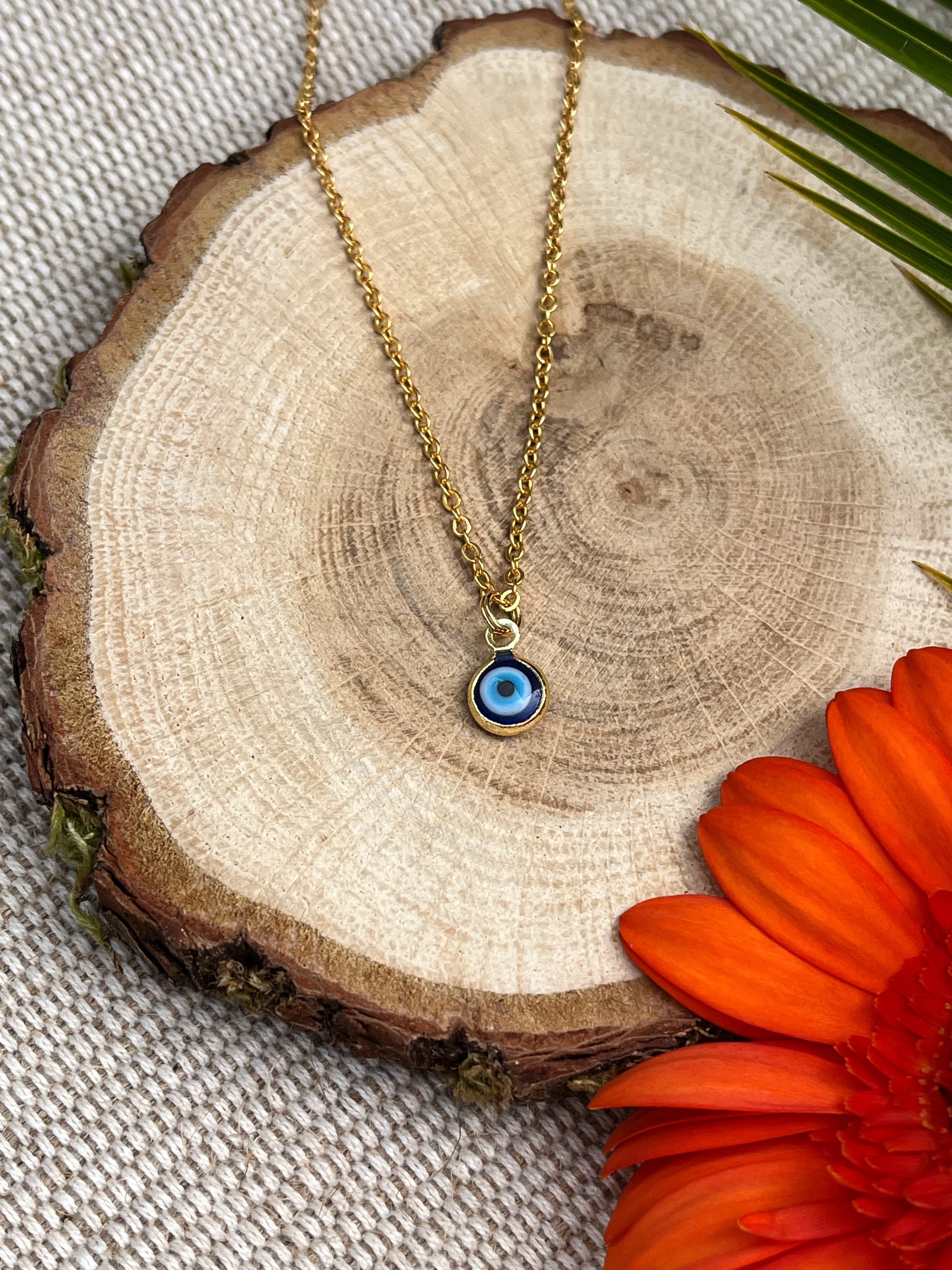 Blue Evil Eye Necklace - Kybalion Jewellery