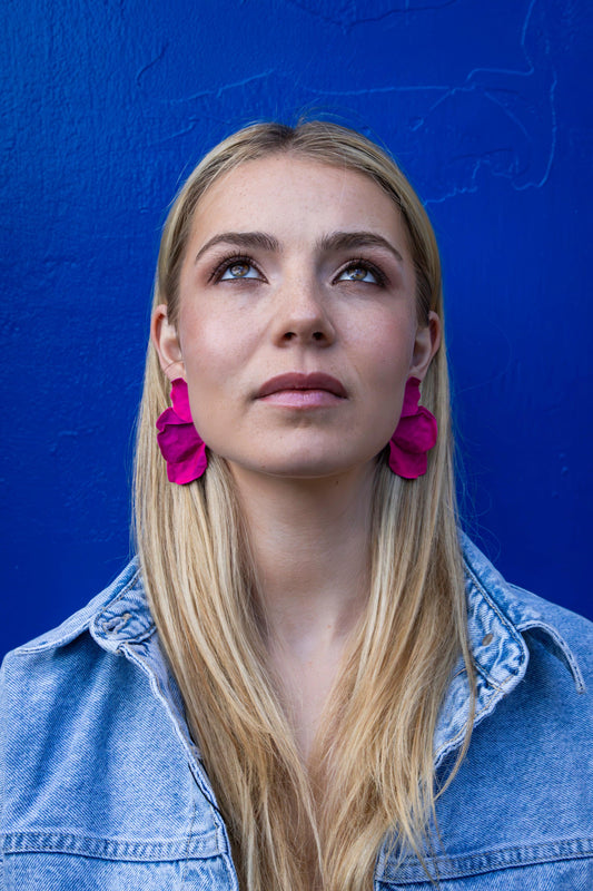 Bougainvillea Earrings - Kybalion Jewellery