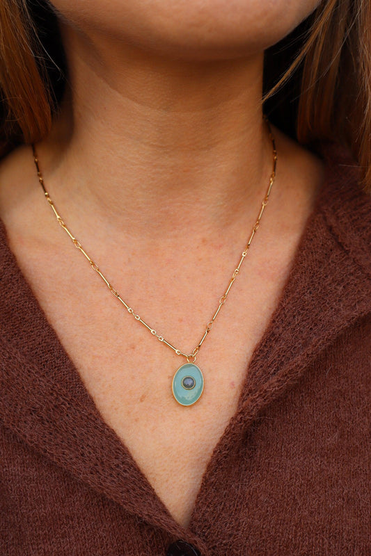 Chalcedony Necklace - Kybalion Jewellery