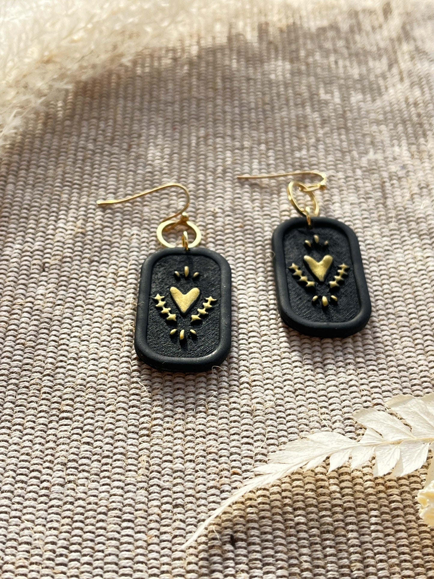 Heart of Gold Earrings - Kybalion Jewellery