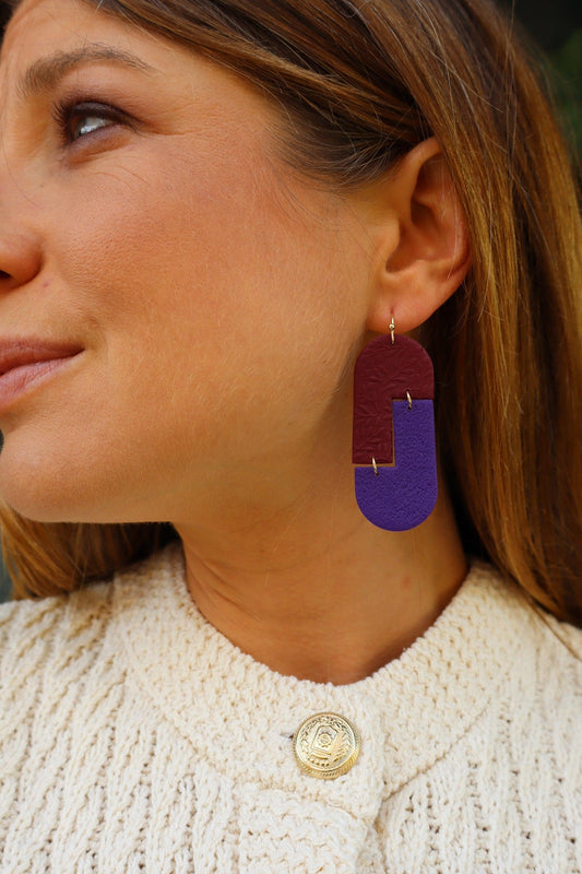 Merlot Earrings - Kybalion Jewellery