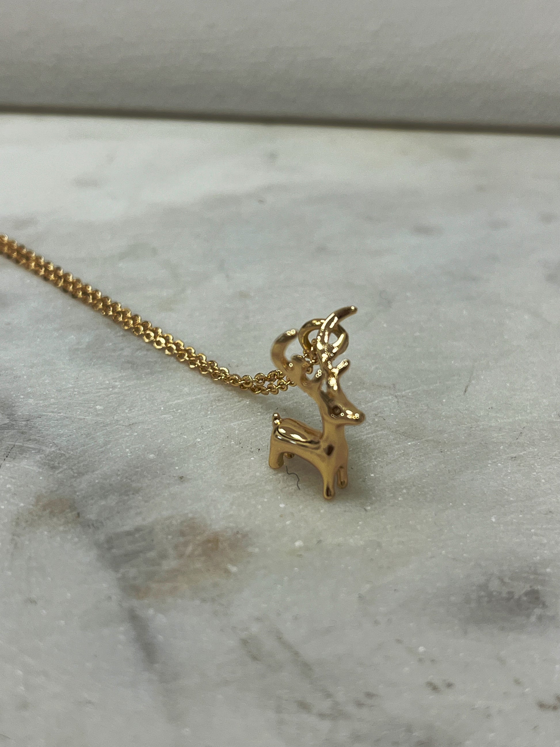 Miniature Reindeer Necklace - Kybalion Jewellery