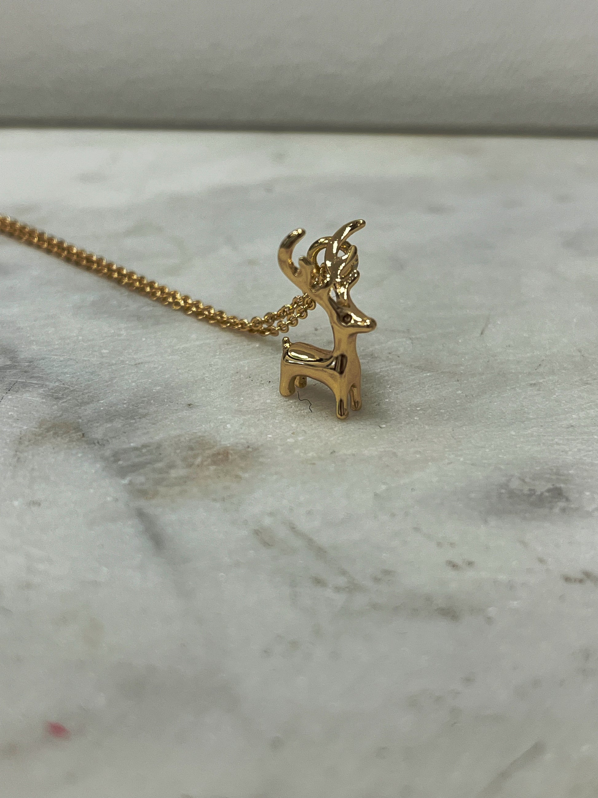 Miniature Reindeer Necklace - Kybalion Jewellery