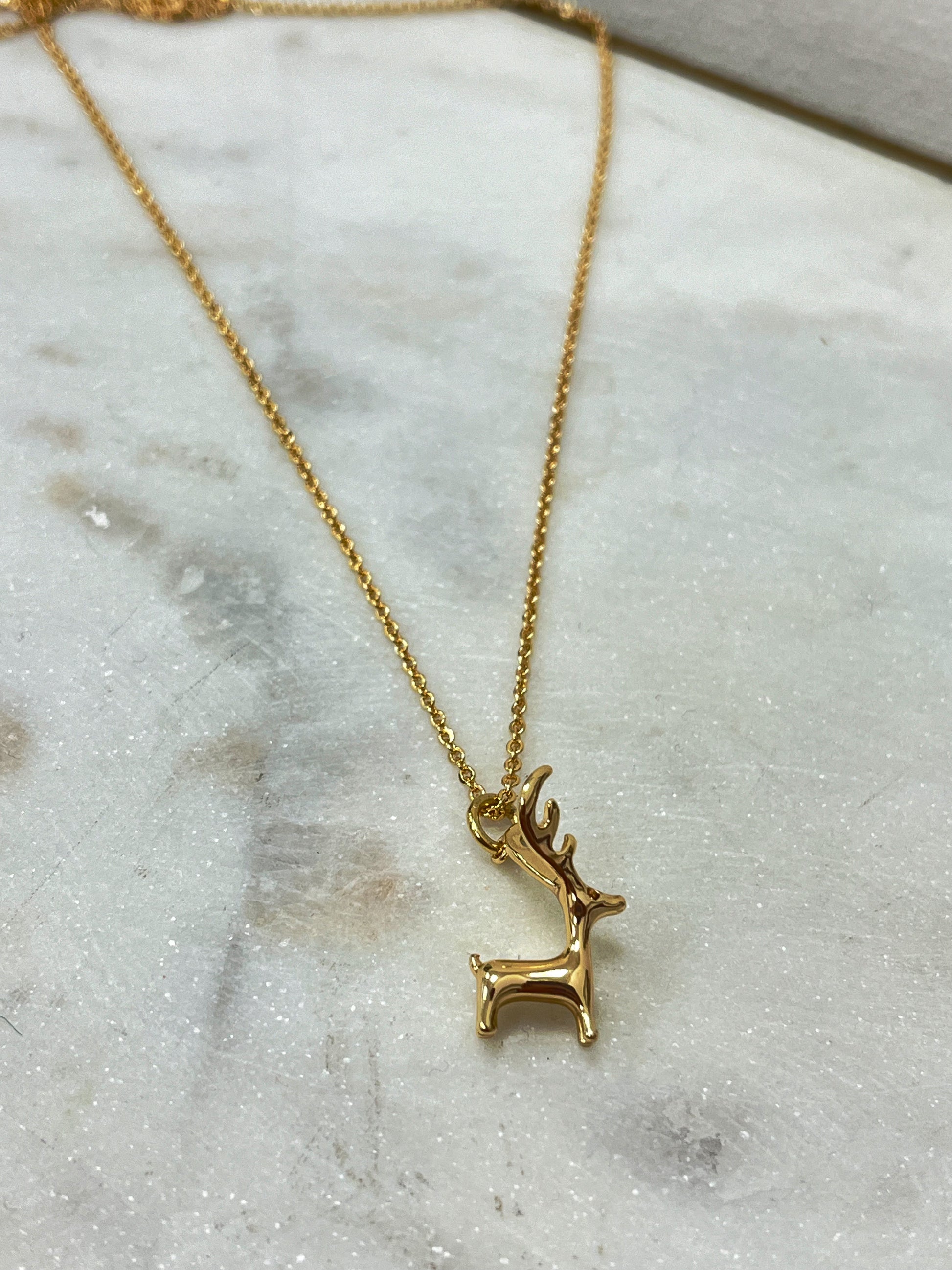 Miniature Reindeer Necklace - Kybalion Jewellery