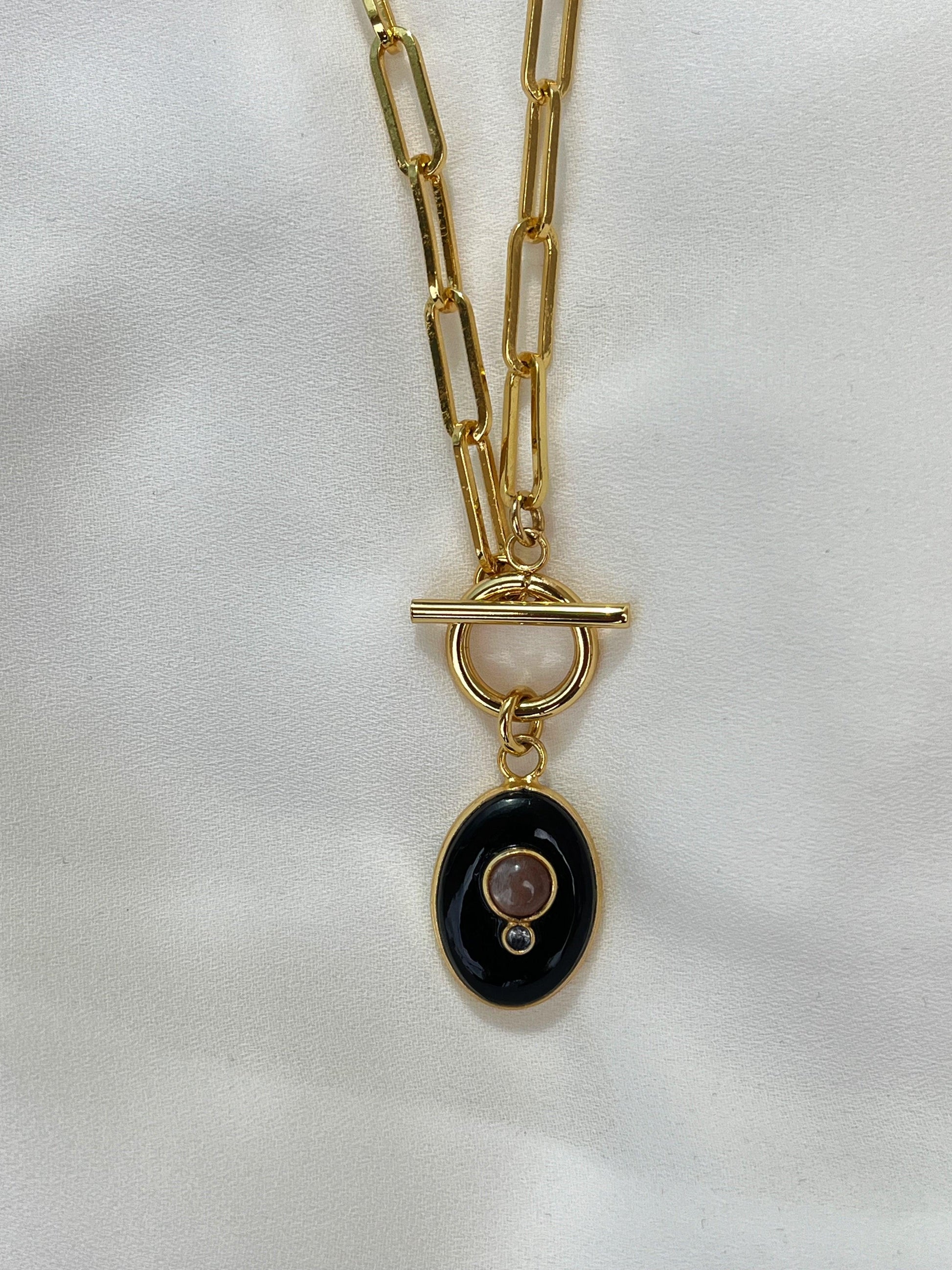 Parros Necklace - Black Onyx - Kybalion Jewellery