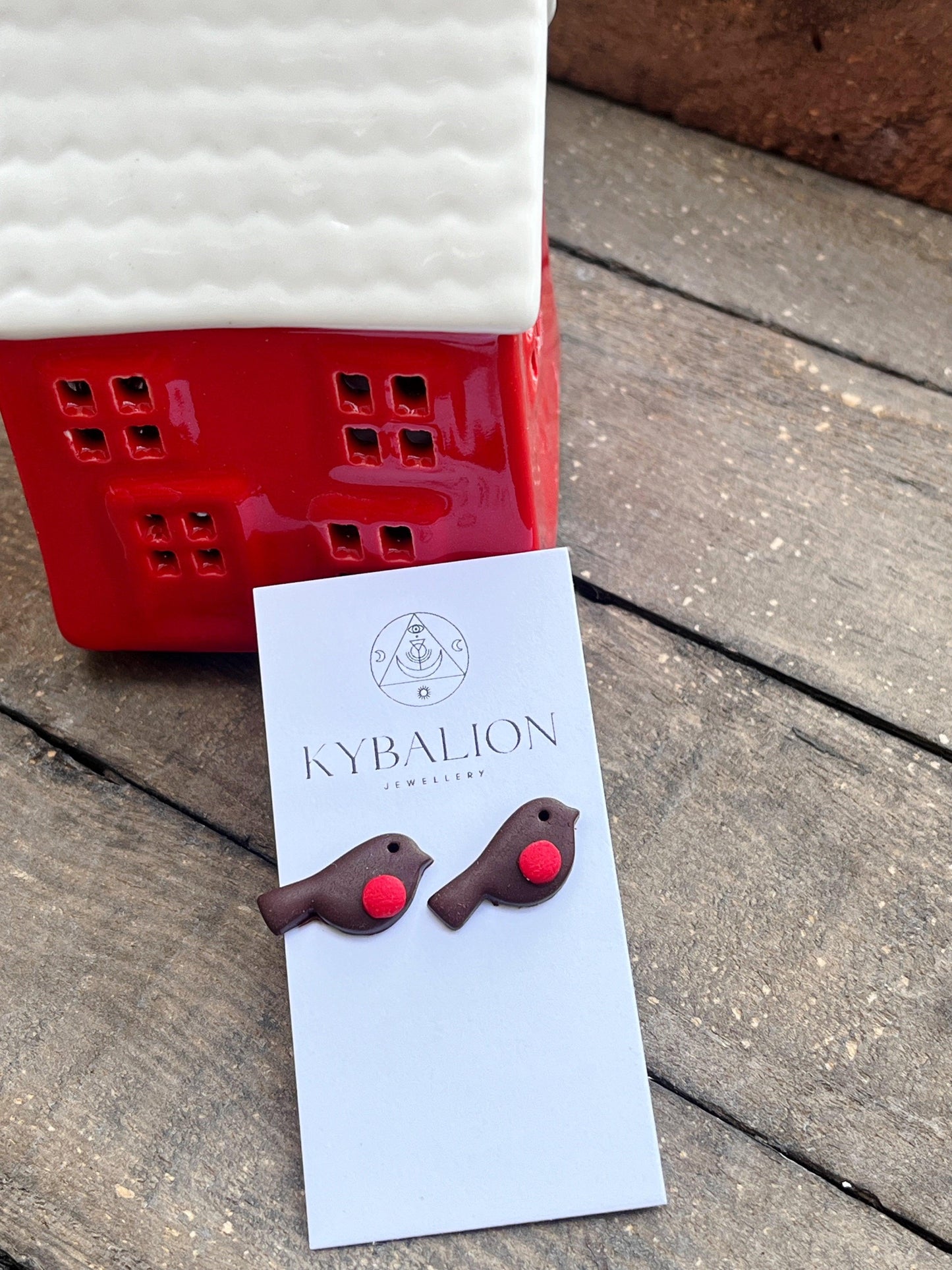 Robin Stud Earrings - Kybalion Jewellery