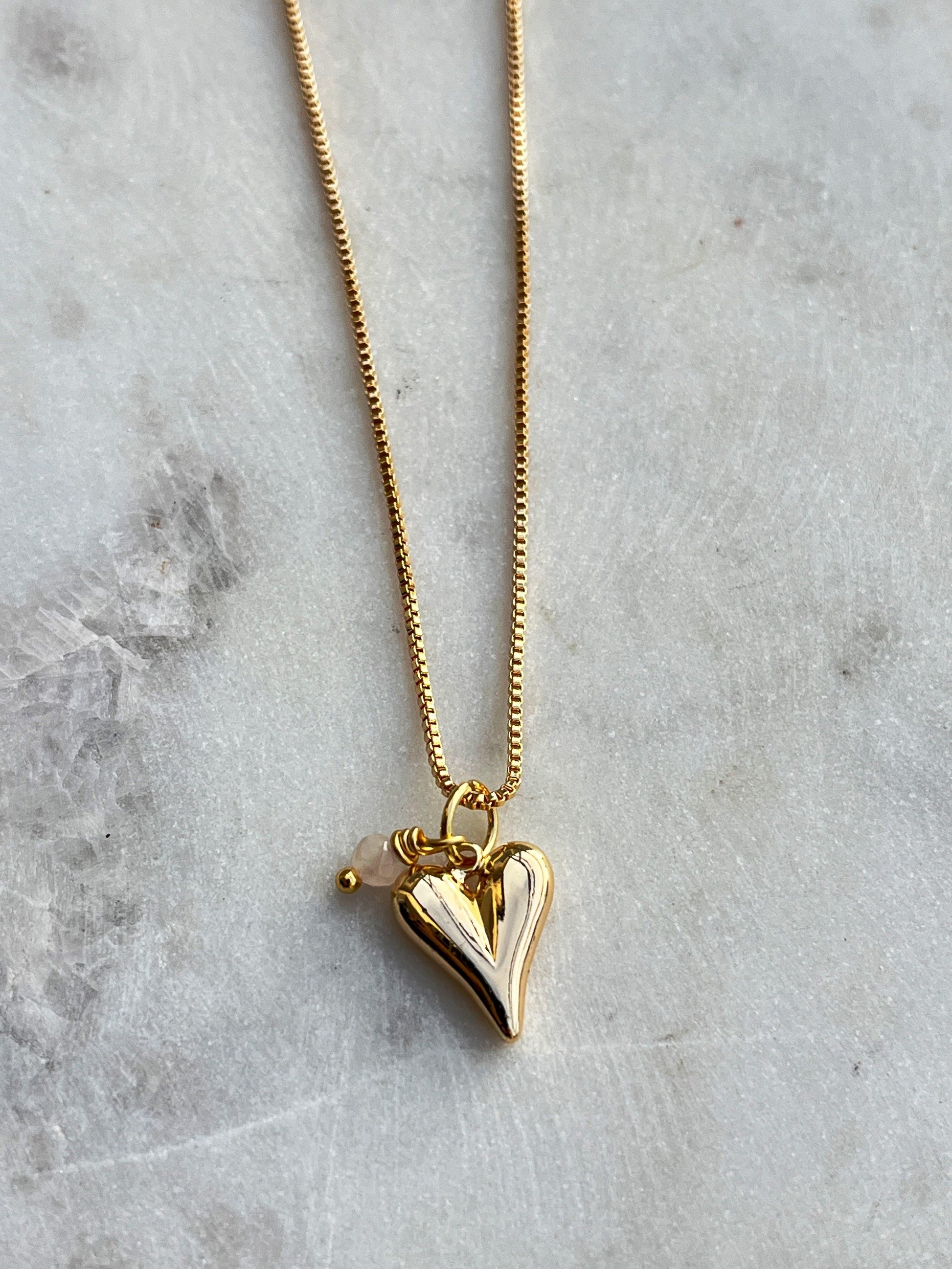 Rose Heart Chain - Kybalion Jewellery