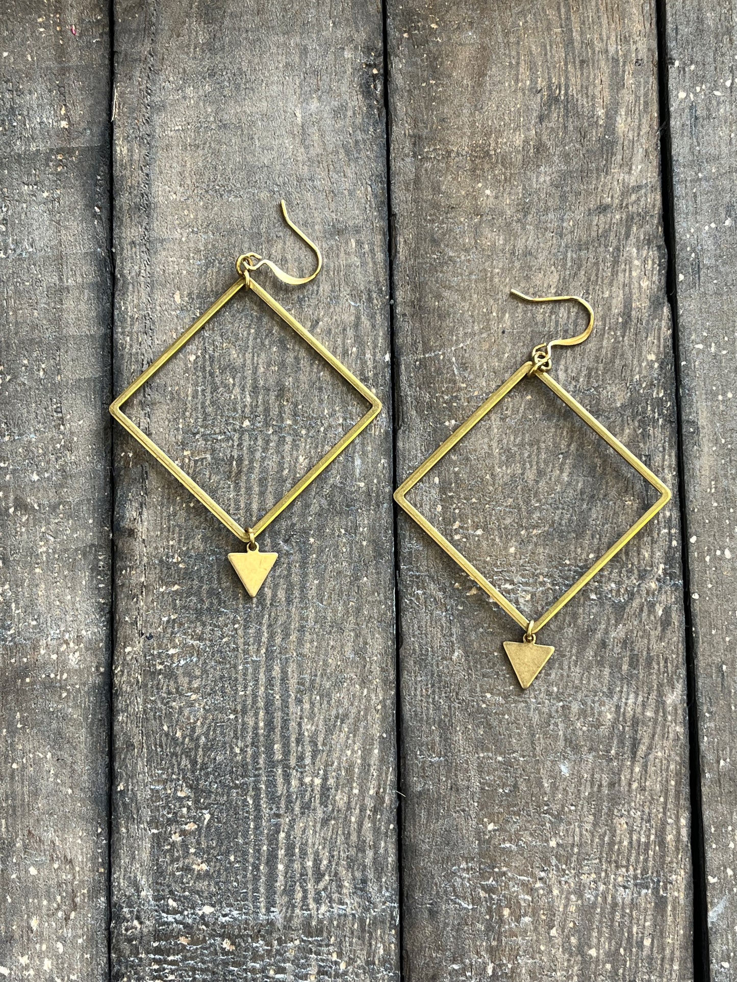 Square Dangle Earrings - Kybalion Jewellery